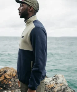 Online Finisterre Men's Axiom Full Zip Fleece WillowGreen/Navy/Olive