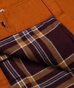 Store Finisterre Men's Basset Flannel Lined Jacket Sable