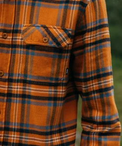New Finisterre Men's Beardsmore Shirt HarvestGoldCheck