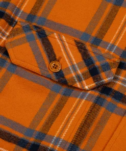 New Finisterre Men's Beardsmore Shirt HarvestGoldCheck