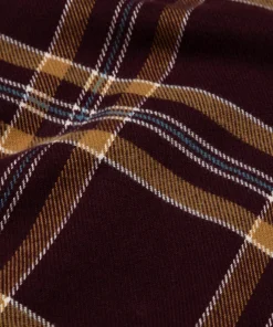 Online Finisterre Men's Beardsmore Shirt BlackCherryCheck