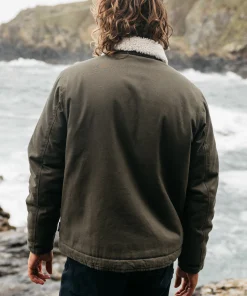 New Finisterre Men's Berings Deck Jacket Olive