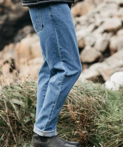 Clearance Finisterre Men's Breaker 5-Pocket Jean WashedIndigo