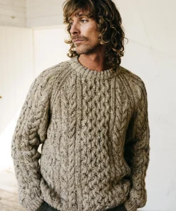 Best Sale Finisterre Men's Cabet Sweater Oatmeal