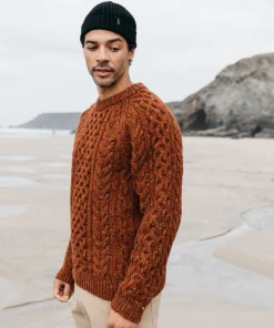 Hot Finisterre Men's Cabet Sweater Copper