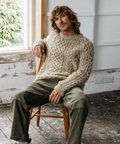 Best Sale Finisterre Men's Cabet Sweater Oatmeal