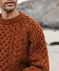 Hot Finisterre Men's Cabet Sweater Copper