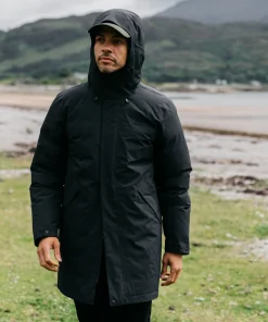 New Finisterre Men's Caelus Waterproof Parka Black