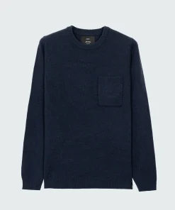 Cheap Finisterre Men's Cavan Pocket Knit Sweater Navy