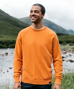Outlet Finisterre Men's Coho Sweatshirt HarvestGold