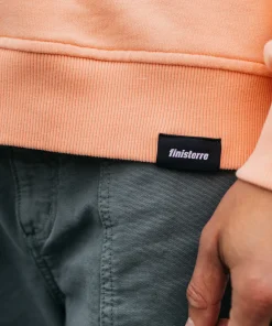 Hot Finisterre Men's Coho Sweatshirt ReefPink