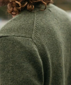 Outlet Finisterre Men's Columba Cardigan Olive