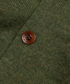 Outlet Finisterre Men's Columba Cardigan Olive