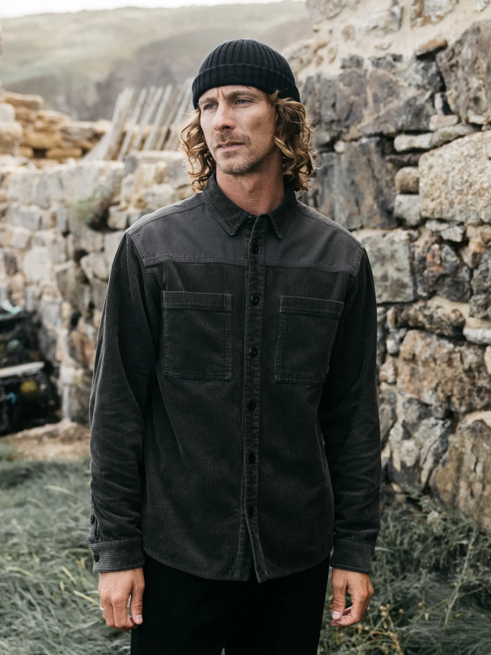 Cheap Finisterre Men's Cordium Shirt Raven