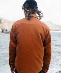 Shop Finisterre Men's Cordium Shirt Sable