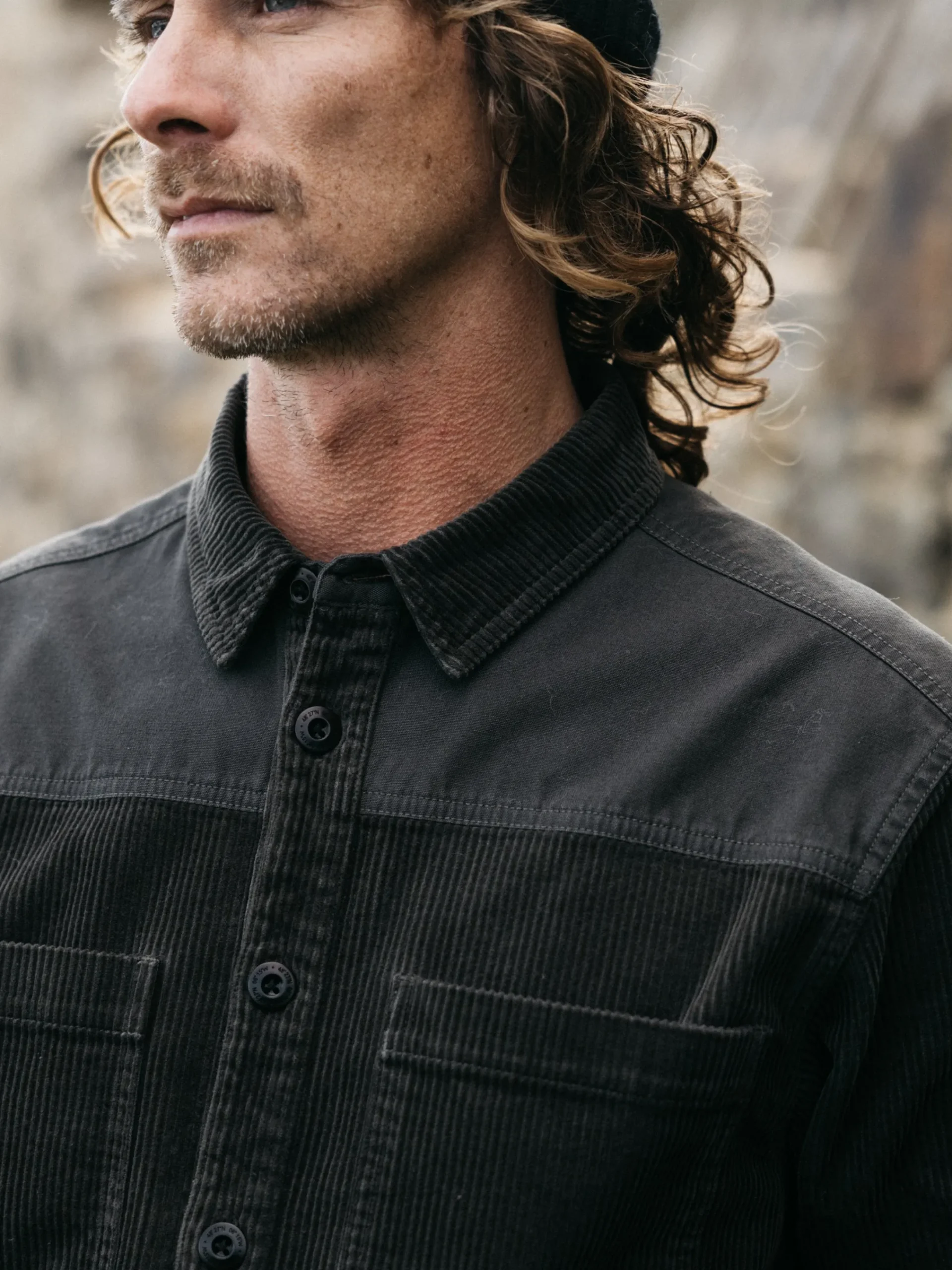 Cheap Finisterre Men's Cordium Shirt Raven