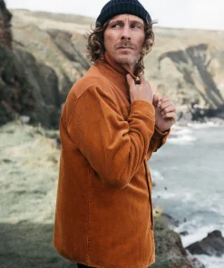 Shop Finisterre Men's Cordium Shirt Sable