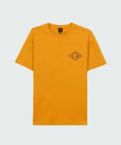 Best Sale Finisterre Men's Diamond Logo T-Shirt HarvestGold