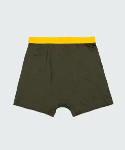 Discount Finisterre Men's Eddy 2.0 Merino Wool Boxers Olive/Manuka