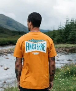 Best Finisterre Men's Emblem T-Shirt HarvestGold