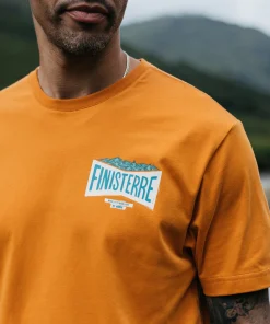 Best Finisterre Men's Emblem T-Shirt HarvestGold