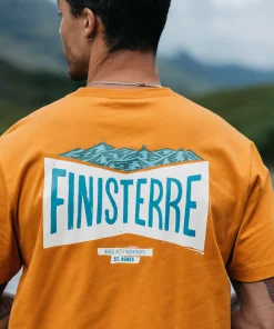 Best Finisterre Men's Emblem T-Shirt HarvestGold