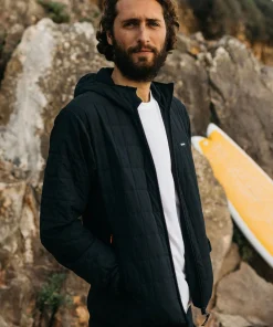 Cheap Finisterre Men's Firecrest Hooded Jacket Black