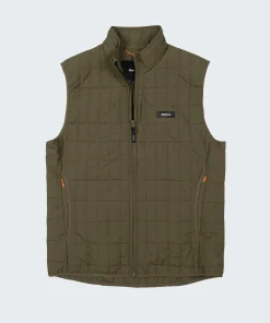 Online Finisterre Men's Firecrest Insulated Vest Olive