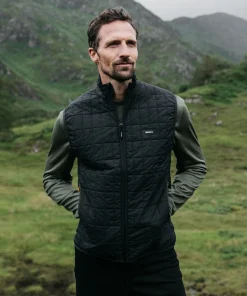 Store Finisterre Men's Firecrest Insulated Vest Black