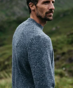 Online Finisterre Men's Furlong Crew Sweater IndigoBlue