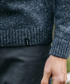 Online Finisterre Men's Furlong Crew Sweater IndigoBlue