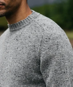 Flash Sale Finisterre Men's Furlong Crew Sweater GreyMarl
