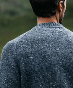 Online Finisterre Men's Furlong Crew Sweater IndigoBlue