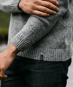 Flash Sale Finisterre Men's Furlong Crew Sweater GreyMarl