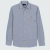 Fashion Finisterre Men's Gylly Shirt IndigoDobby
