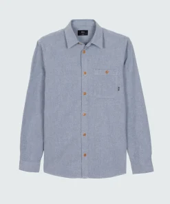 Fashion Finisterre Men's Gylly Shirt IndigoDobby