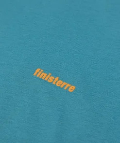 Cheap Finisterre Men's Harlyn Logo T-Shirt OceanStorm