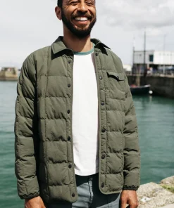 Cheap Finisterre Men's Lapwing Shirt Olive