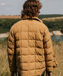 Best Finisterre Men's Lapwing Shirt Wheat