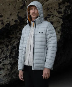 New Finisterre Men's Nimbus Hooded Jacket Whale