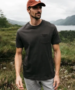 Best Sale Finisterre Men's Orca Recycled Pocket T-Shirt RavenBlack
