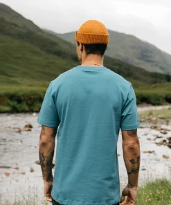 Hot Finisterre Men's Orca Recycled Pocket T-Shirt OceanStorm