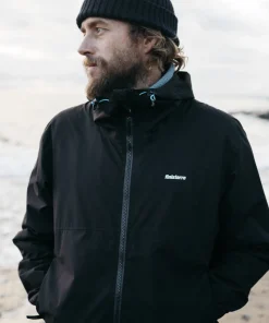 Fashion Finisterre Men's Rainbird Waterproof Jacket Black