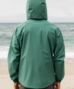New Finisterre Men's Rainbird Waterproof Jacket PineShadow