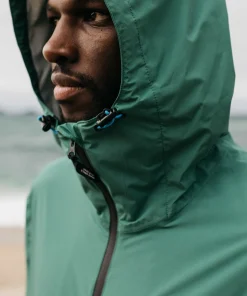 New Finisterre Men's Rainbird Waterproof Jacket PineShadow