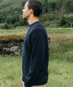 Online Finisterre Men's RNLI Polperro Sweater Navy