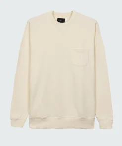 Clearance Finisterre Men's Serpentine Sweatshirt Ecru