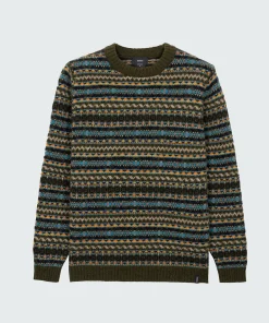 New Finisterre Men's Shetland Fair Isle Sweater Multi