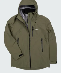 Fashion Finisterre Men's Stormbird Waterproof Jacket Olive