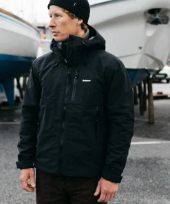 Hot Finisterre Men's Stormbird Waterproof Jacket Black